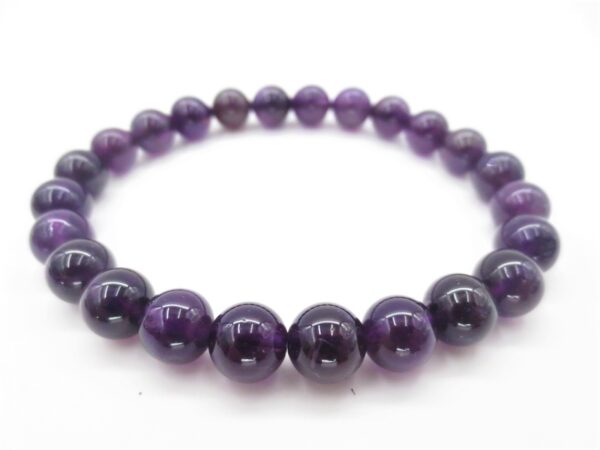 0,8cm steen armband Amethyst