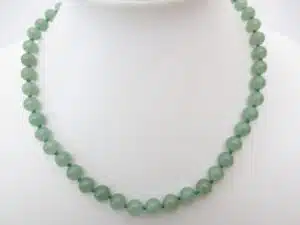 0,8cm steen kralen ketting jade