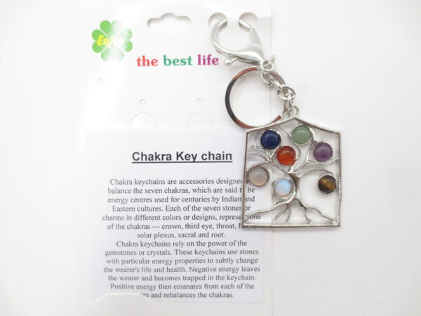 7 Chakra sleutelhanger E