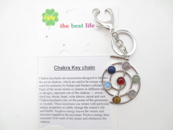 7 Chakra sleutelhanger F