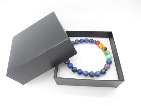 8mm armband Lapiz Lazuli 7 Chakra