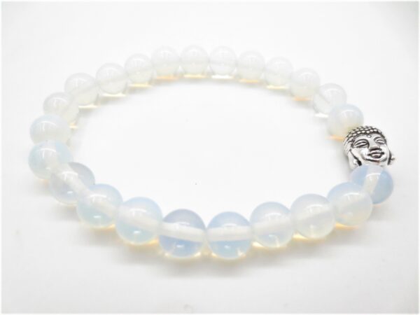 8mm armband Opalite Boeddha