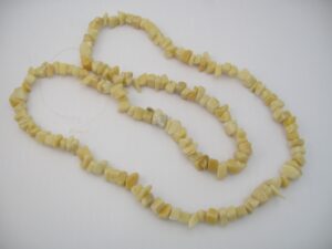 Edelsteen ketting 90cm Schelp