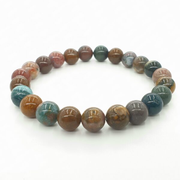 Groothandel - 8mm armband Ocean Jasper met cadeau doos