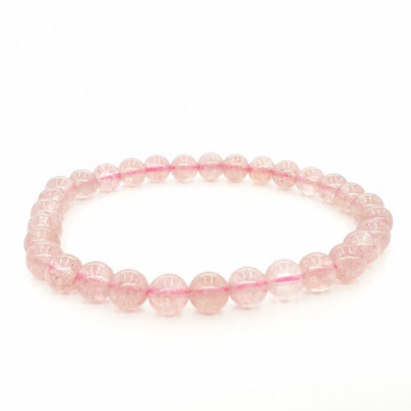 Groothandel - 8mm armband Strawberry Quartz met cadeau doos