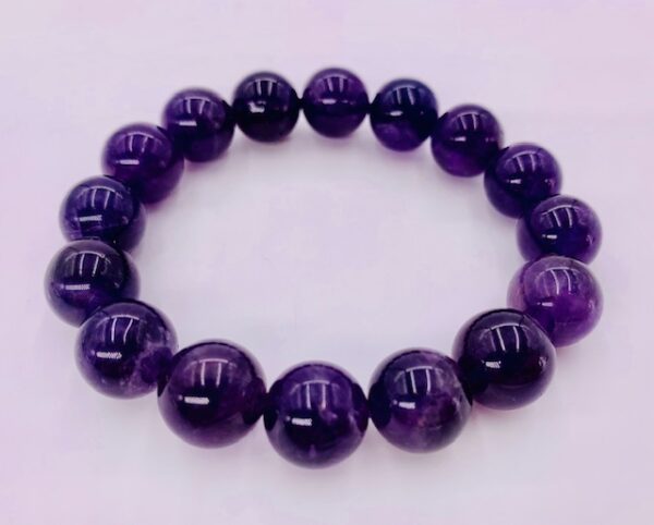 Groothandel Edelsteen Armband - 12 mm Armband Amethyst