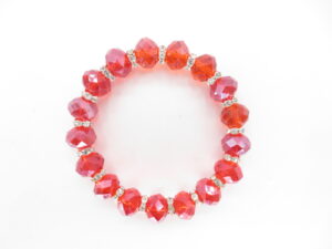 Kristal armband met diamant rood