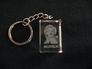 Kristallen sleutelhanger Marilyn Monroe (12 stuks)