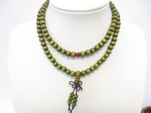 Mala Gebedsketting groen Sandalhout 8mm