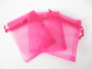 Organza Zakjes 10 x 15cm Fuchsia