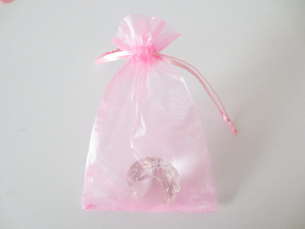 Organza Zakjes 10 x 15cm Roze