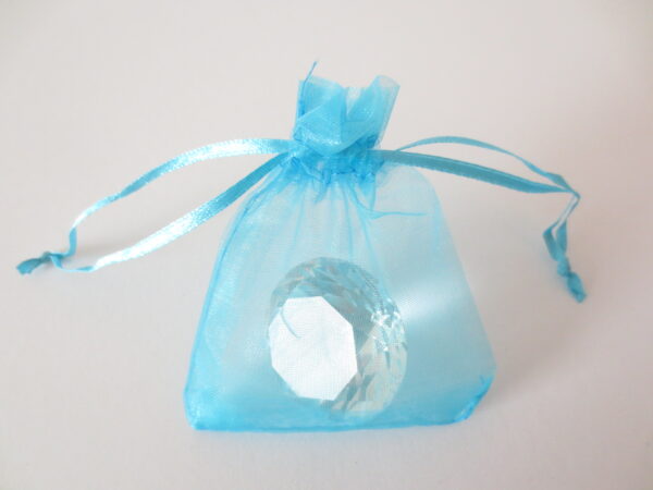 Organza Zakjes 10 x 15cm Turqouise