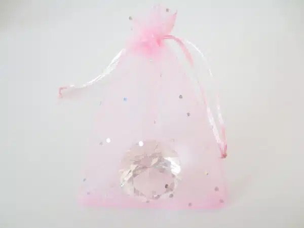 Organza Zakjes Stippeltje Roze