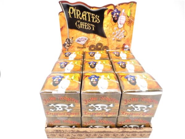 Pirate Box Assorted Polished Stone + Coins (18 sets) - groothandel