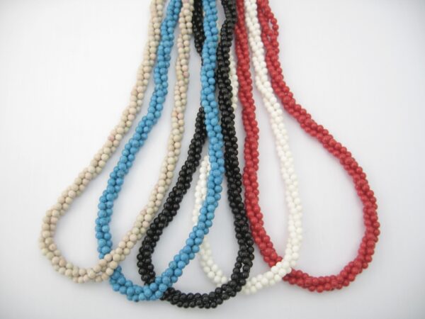 stenen ketting 3 lagen turquoise