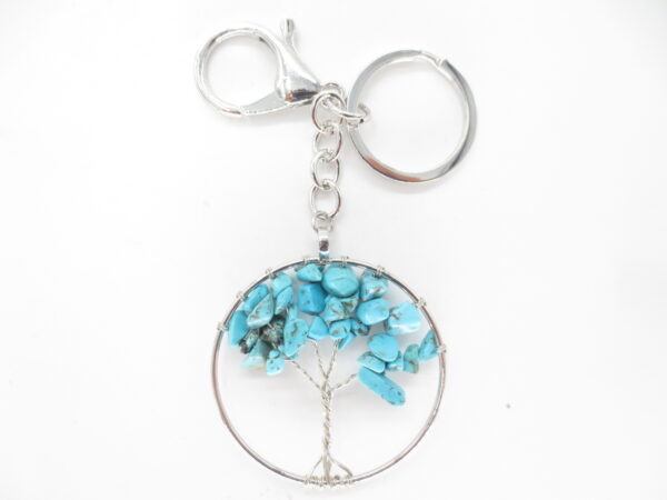 Tree of Life sleutelhanger turquoise