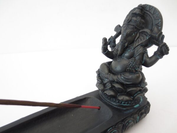 zwart Ganesha - wierookhouder