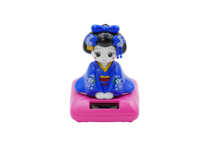 Japanese Geisha Solar Light - Blauw