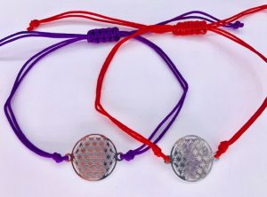 Groothandel Verstelbare Armband - 7 Chakra Flower of Life Edelstaal