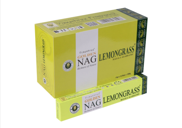 Vijayshree Golden Nag Lemongrass Wierookstokjes