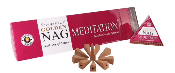 Vijayshree Golden Nag Meditation Backflow Masala Kegels