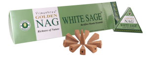 Vijayshree Golden Nag White Sage Backflow Masala Kegels