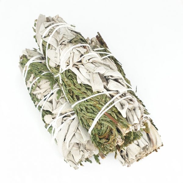 Groothandel - Witte Salie & Cedar Smudge Stick Bundles 12cm (3 x 15-20g)