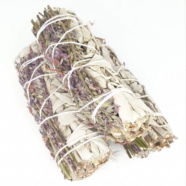 Groothandel - Witte Salie & Lavender Smudge Stick Bundles 12cm (3 x 30-40g)