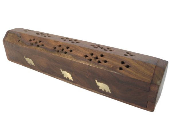 Wierook Kistje Luxe Hout - Olifant (2 stuks)