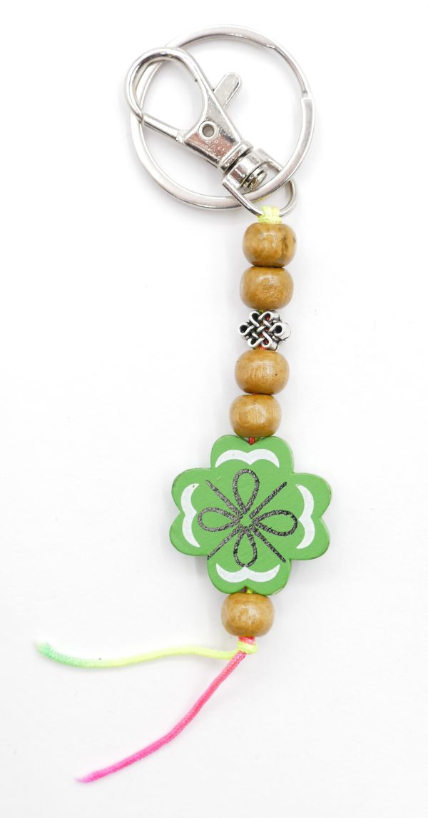 Lucky Four Leaf Clover Sleutelhanger