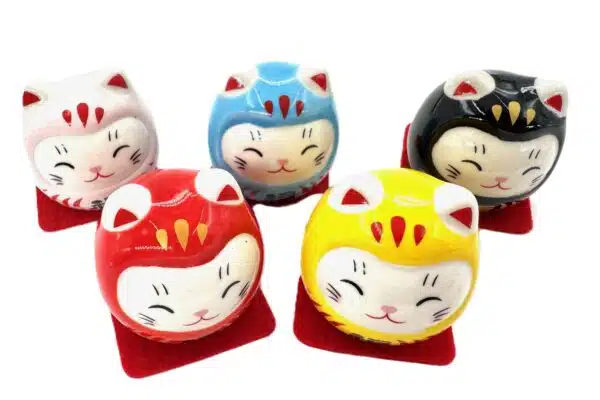 Japanse Lucky Cat set van 5 (III)