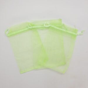 Organza Zakjes 10 x 15 cm - Lichtgroen (100st)