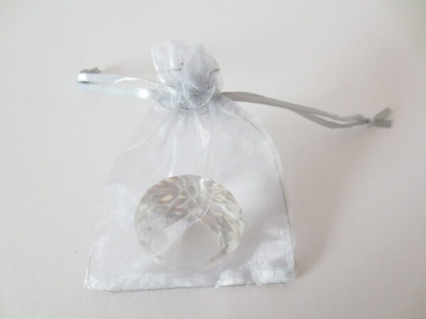 Organza Zakjes 7.5 x10 cm - Grijs (100st)