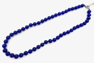 8mm Steen Kralen Ketting - Lapis Lazuli