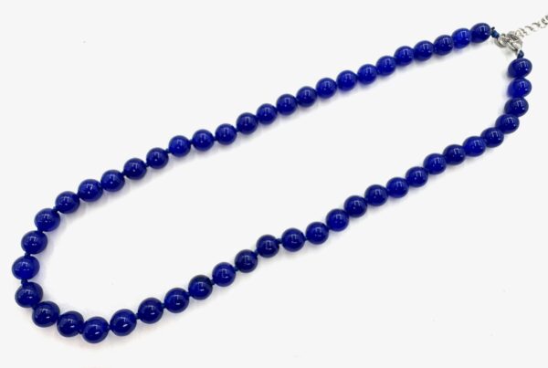 8mm Steen Kralen Ketting - Lapis Lazuli