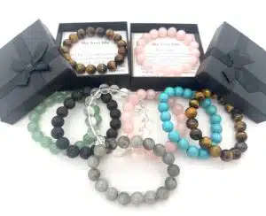 12mm Edelsteen Armband met Doos