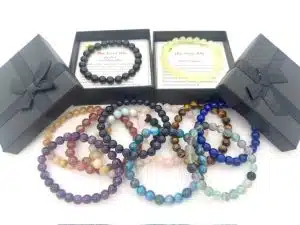 8mm Edelsteen Armband met Doos