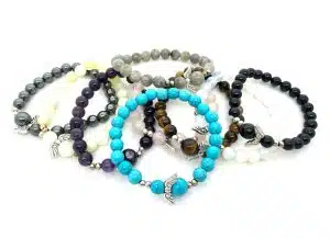 8mm Edelsteen Engel Armband zonder Doos