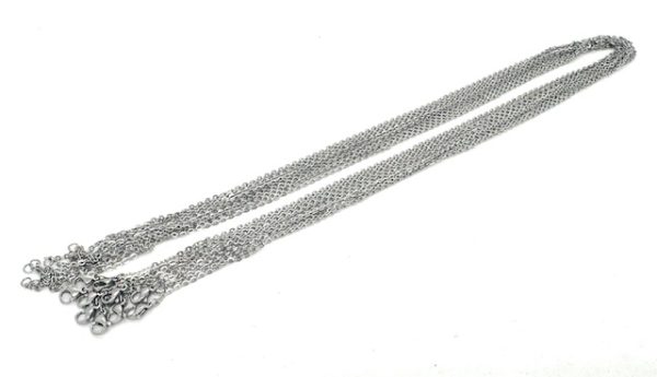 Edelstaal Ketting set van 10 stuks