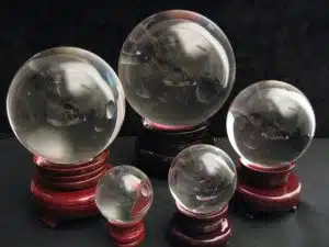 Glazen kristal bol 15cm