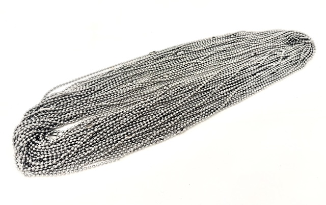 Groothandel - Edelstaal ketting set van 10 (II)