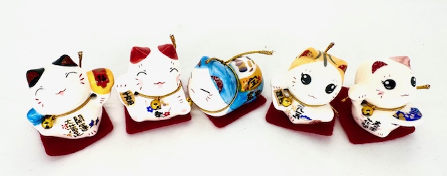 Japanse Gelukskatten - Set van 5 stuks
