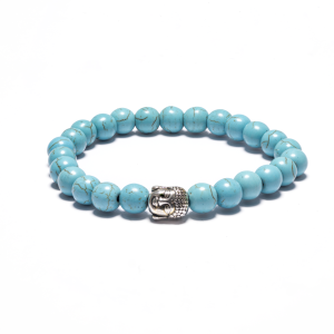 8mm Boeddha Armband zonder Doos - Turquoise