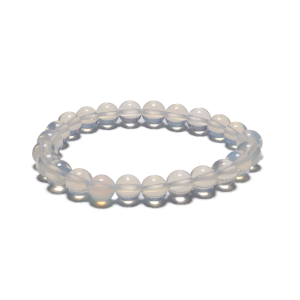 8mm Edelsteen Armband zonder Cadeaudoos - Opaal