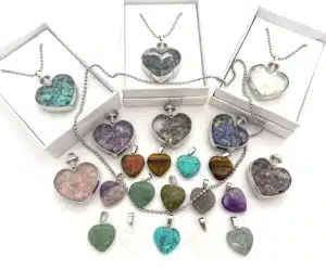 Liefdesharten Edelsteen Hangers