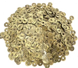 Chinese geluksmunten klein (1000 stuks)
