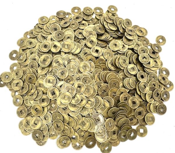 Chinese geluksmunten klein (1000 stuks)