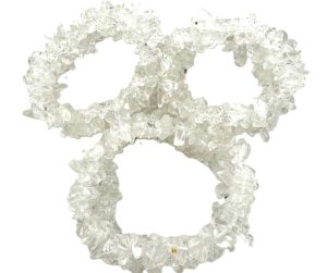 Geclusterde Bergkristal Edelsteenarmbanden