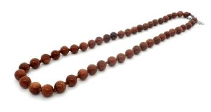 Groothandel – 8 mm Goudsteen Kralenketting (zonder doosje)