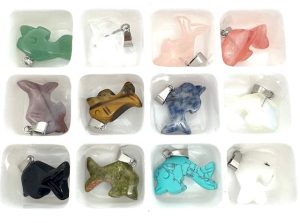 Groothandel - Edelsteen Olifant Pendant Setje